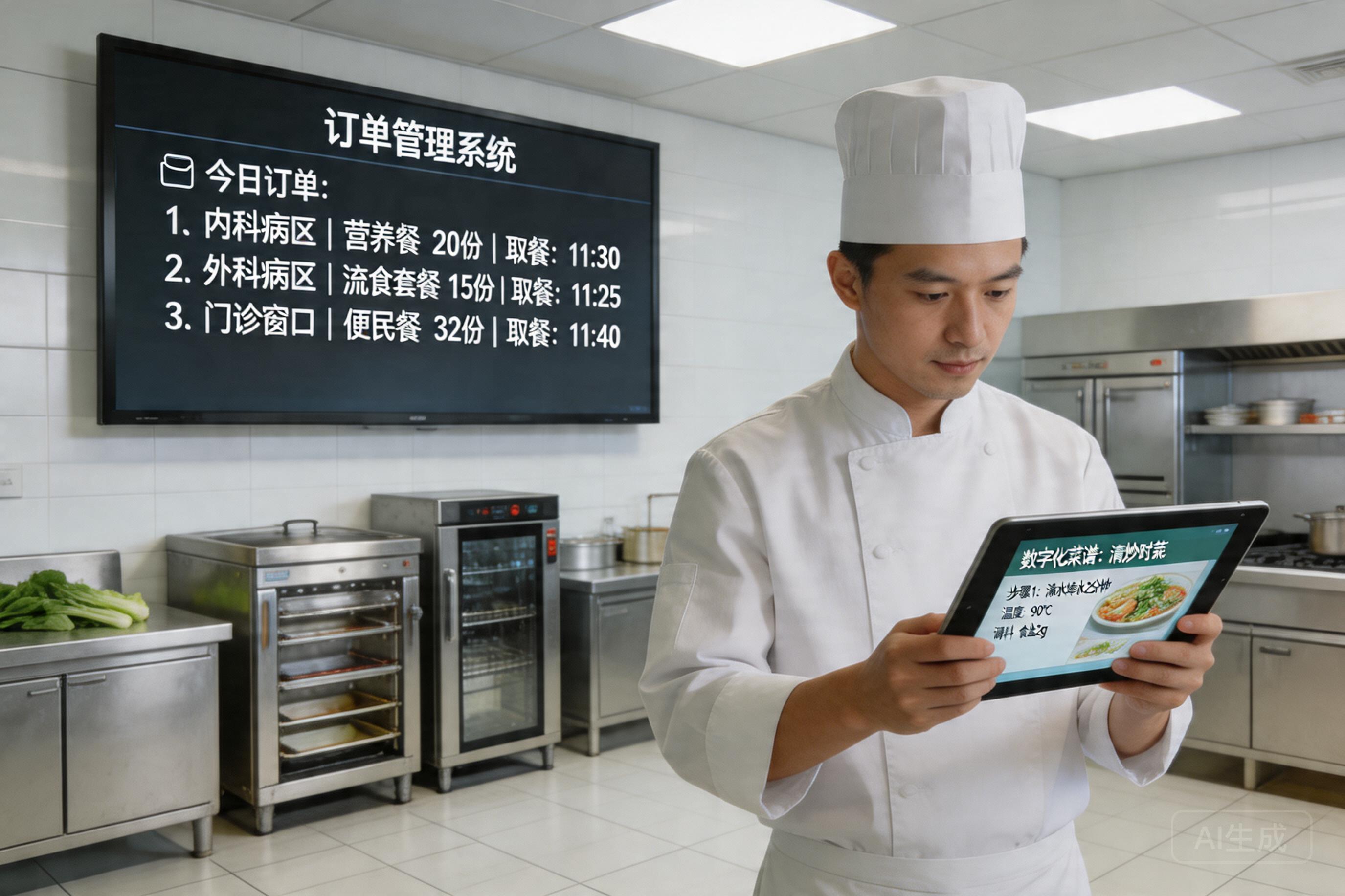 医院智慧食堂后厨数字化场景，现代化厨房设_1.jpg